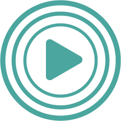 green icon of a play button